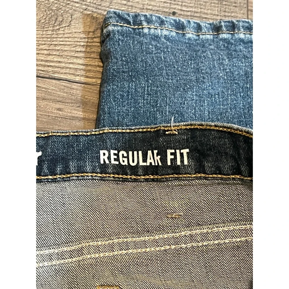 Wrangler Regular Fit Dark Wash Straight Leg Jeans Mens 40x30 Blue 10MGW25RI